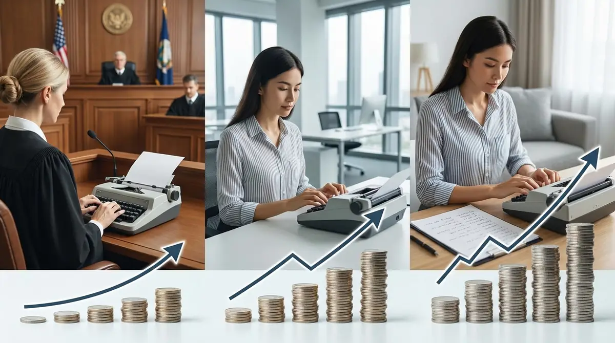 【勤務形態別】速記者の年収を徹底比較