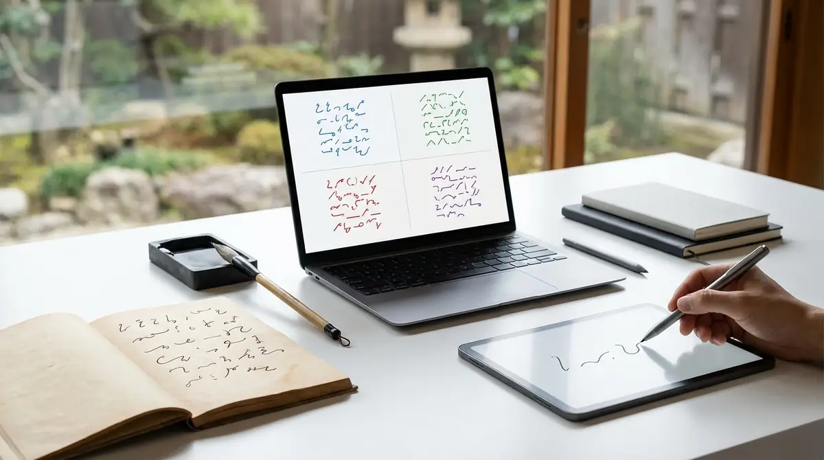 日本の速記文字の種類｜4大方式の特徴と選び方