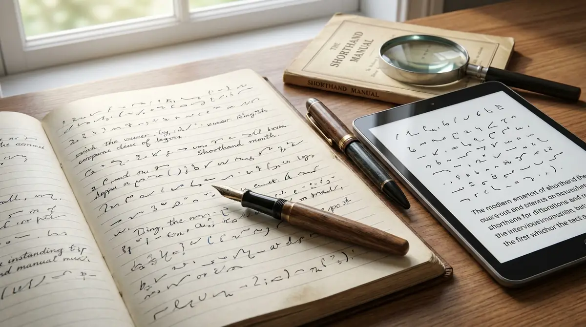 速記を使った例文と正しい使い方