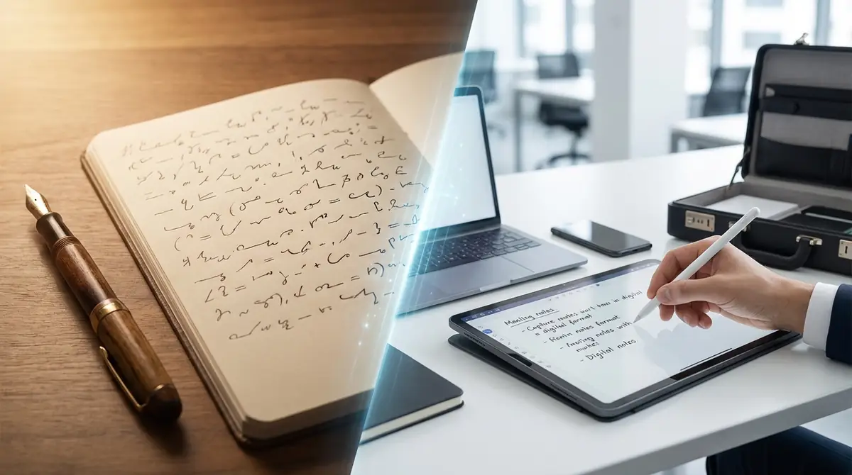 速記の意味を知った今こそ考えたい現代での活用シーン