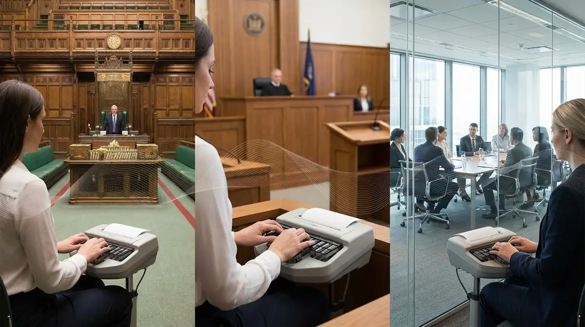 速記者の仕事内容｜国会・裁判所・民間の現場を解説