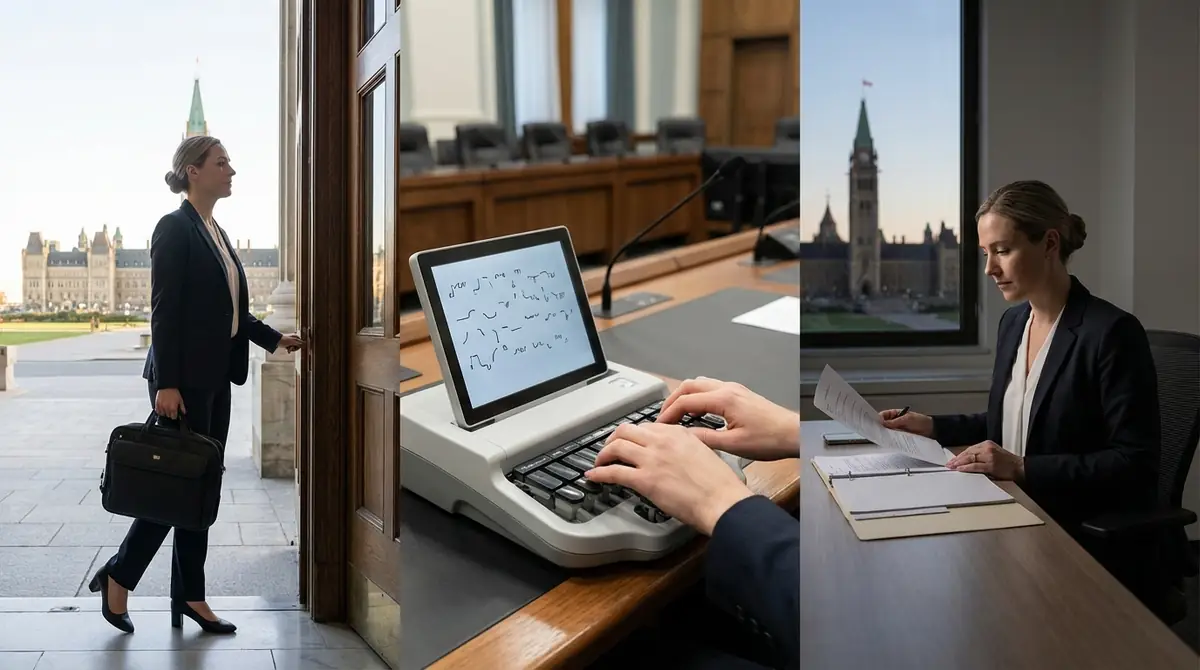 速記者の1日のスケジュール【国会速記者の例】