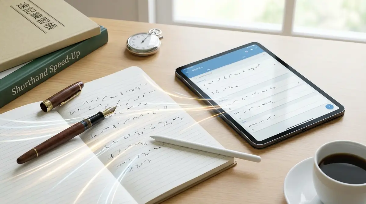 速記の覚え方を加速させるおすすめ教材・練習素材