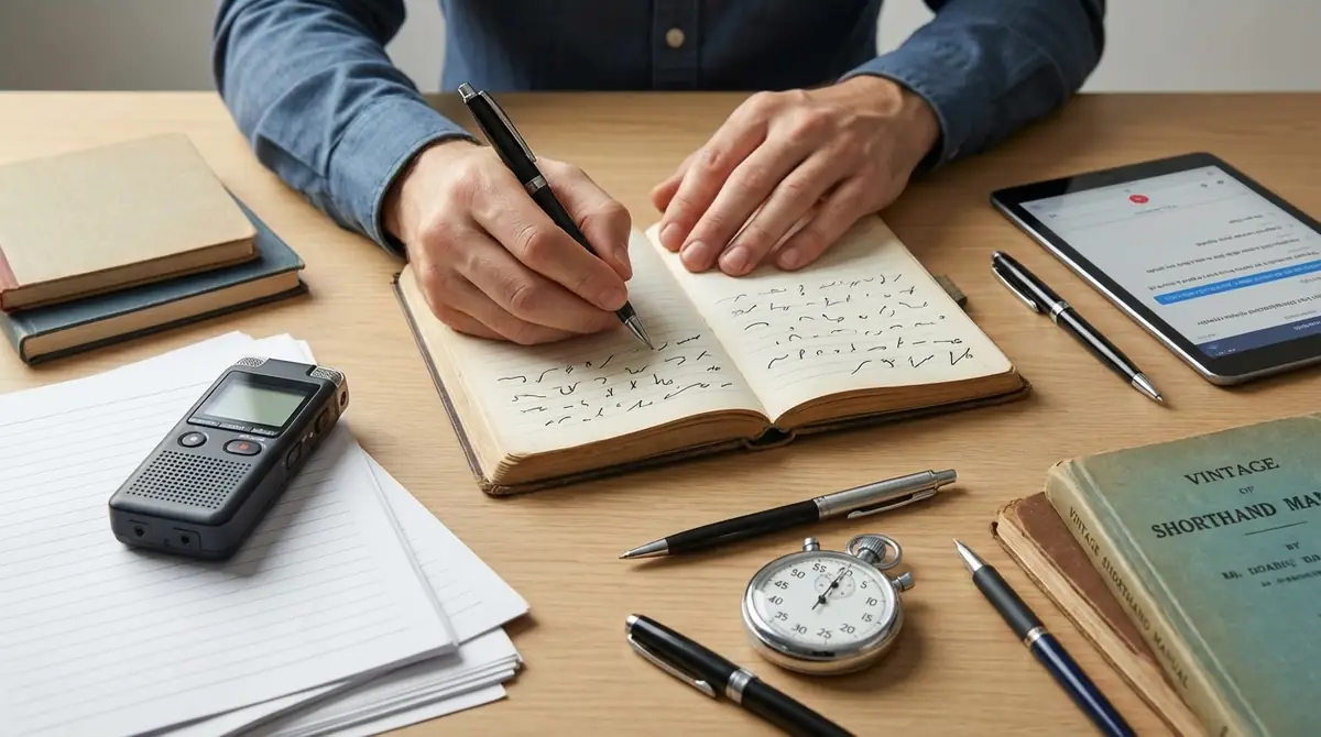 速記上達のコツ7選|独学でも確実に伸びる練習法