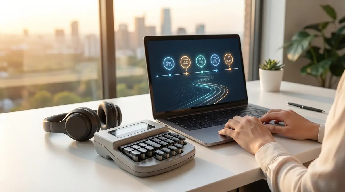 在宅速記の始め方5ステップ【未経験者向けロードマップ】