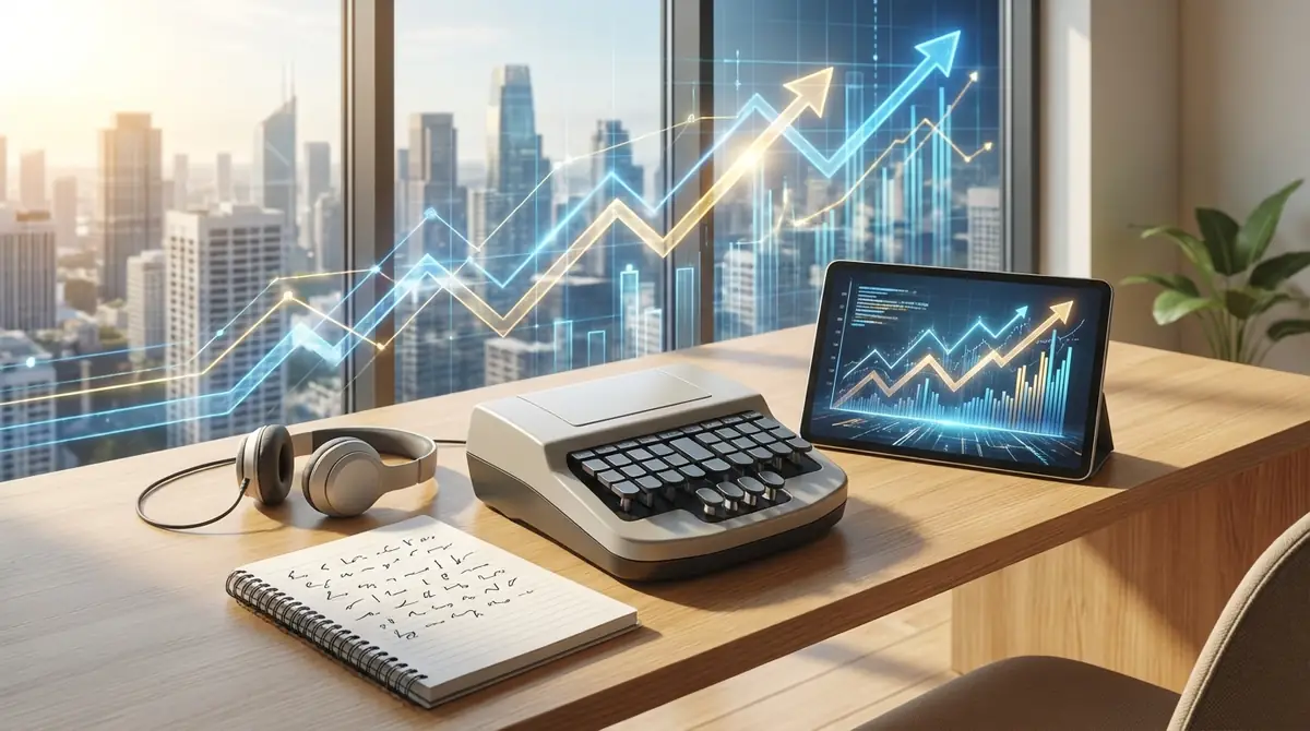 在宅速記の需要と将来性【市場動向を解説】