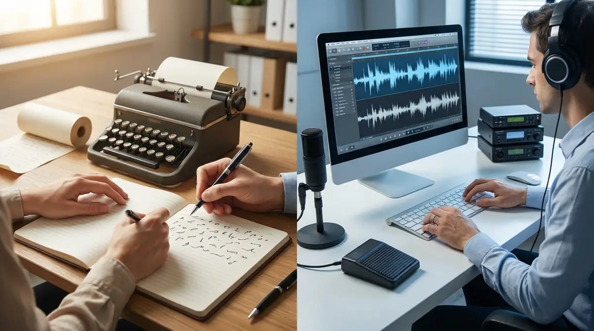 速記とテープ起こしの違い｜どちらを選ぶべき？