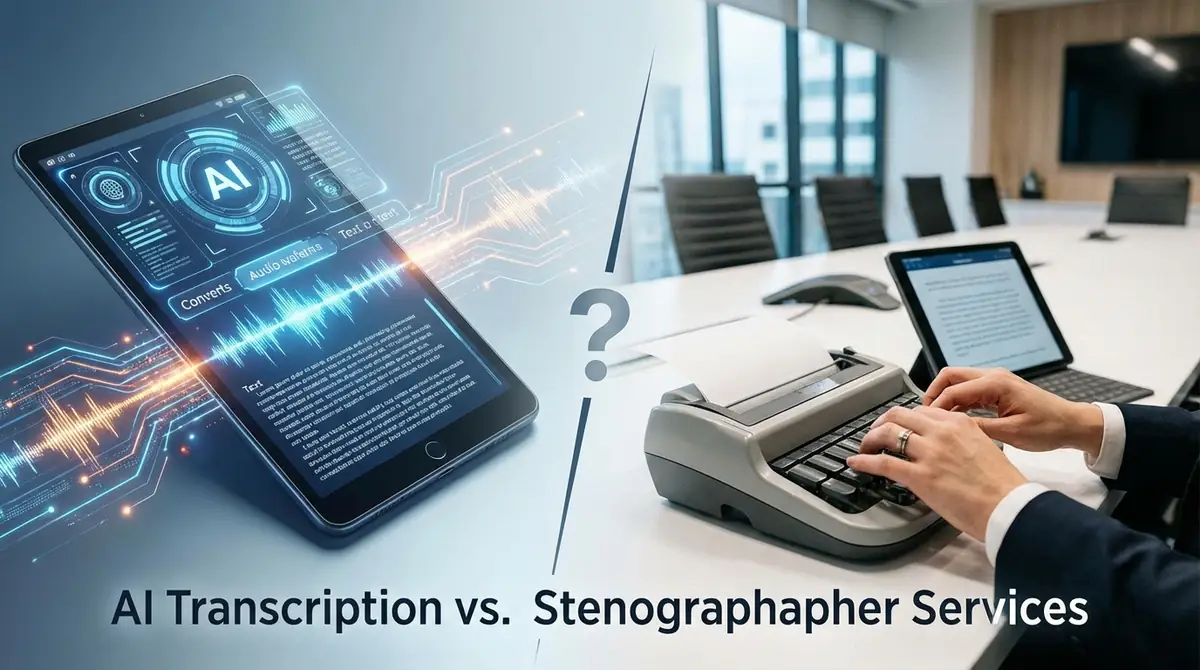 AI文字起こしと速記派遣の違い｜どちらを選ぶべきか