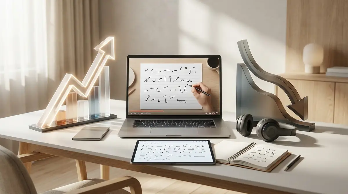 速記を動画で学ぶメリット5つとデメリット3つ