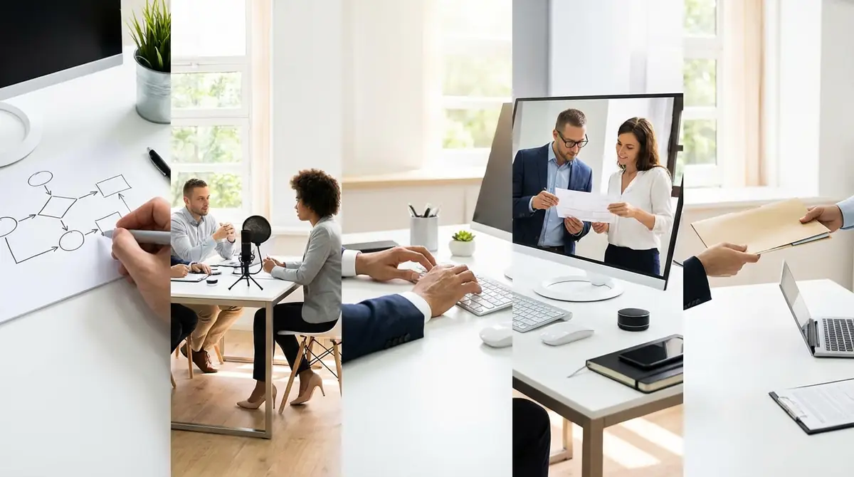 速記会社への依頼の流れ|5ステップで完全解説