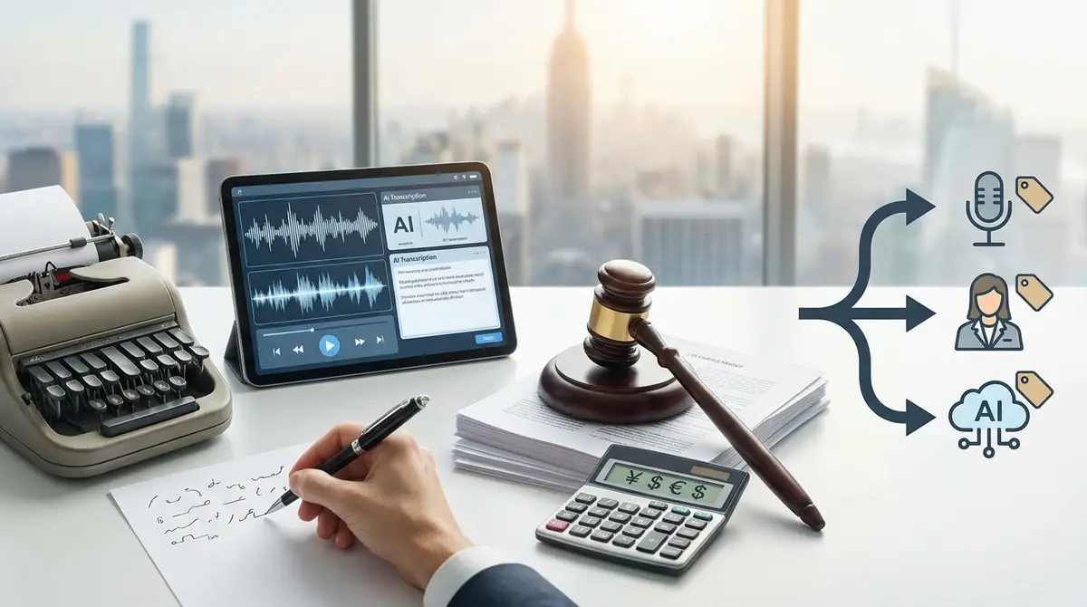 速記録作成を依頼する場合の選択肢と費用