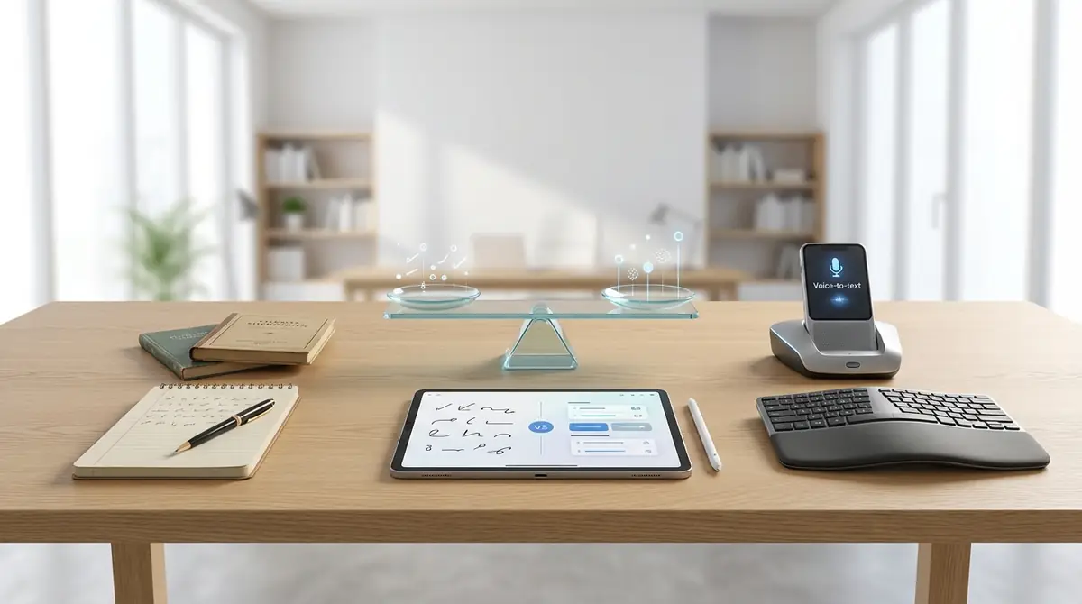 【比較表】速記方式おすすめ診断｜目的・タイプ別の選び方