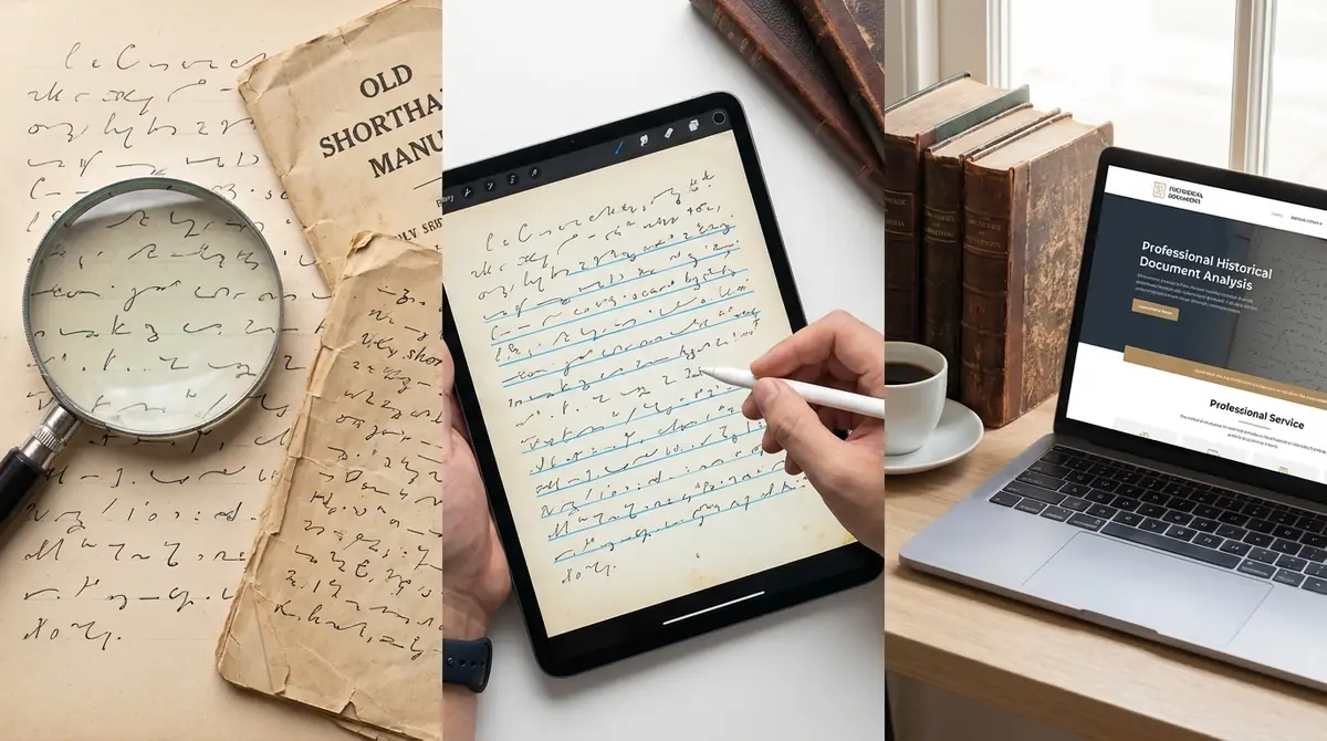 読めない速記を解読する3つの方法|自力から依頼まで