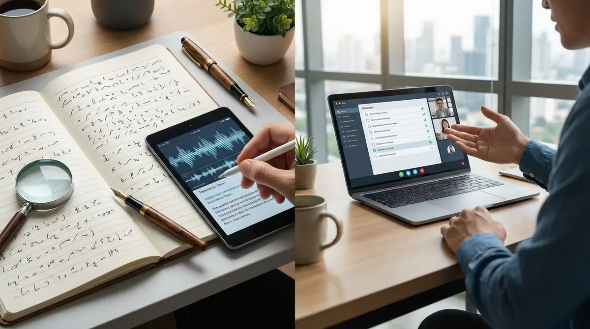 速記解読を依頼する際の準備と伝え方