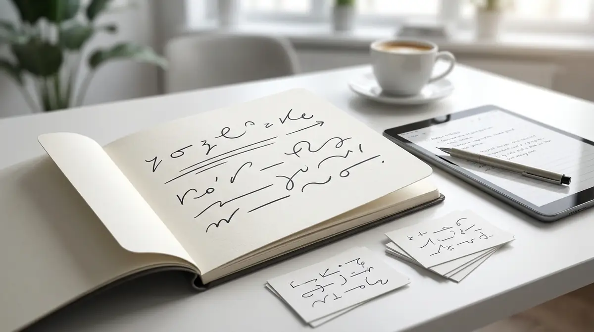 今日から使える手書き速記の基本記号10選【図解付き】