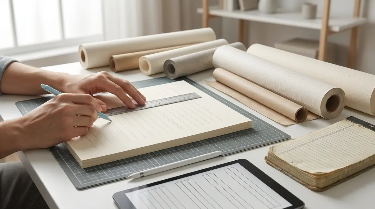 速記用紙の自作・代用方法