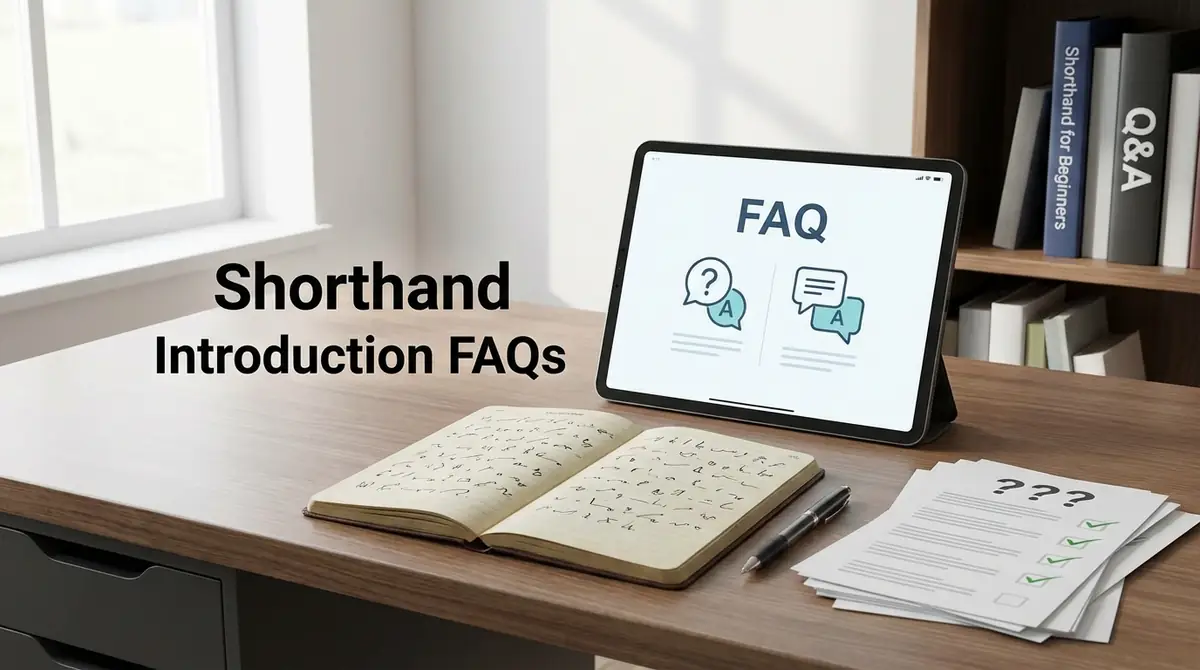 速記入門でよくある質問（FAQ）
