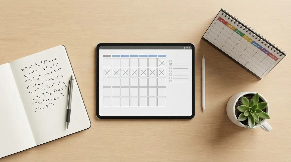 初心者向け1週間の速記練習スケジュール【テンプレート付き】