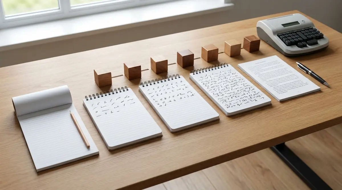 速記の文章練習5ステップ|初心者から中級者への完全ロードマップ