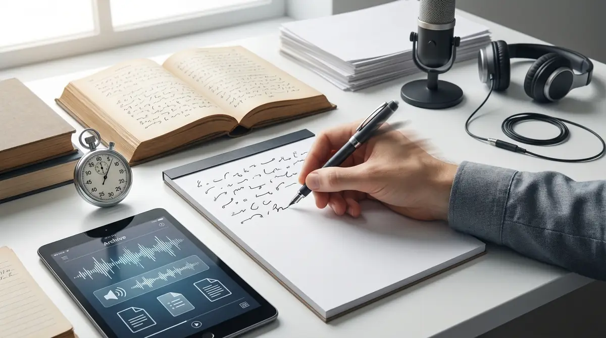 速記の速度練習に使える素材と入手方法