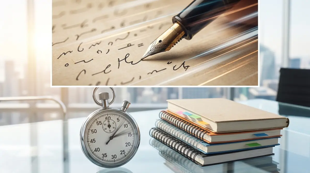 速記の速度アップを加速させる5つのコツ